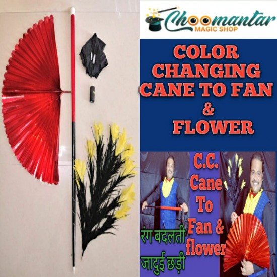 COLOR CHANGE CANE TO FAN & FLOWER