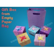 Gift Box From Emty Paper Bag