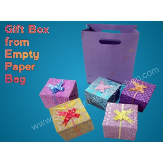 Gift Box From Emty Paper Bag