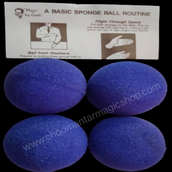 Super Soft 2 Inch Sponge Balls Purple