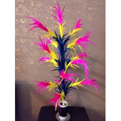 Vanishing Cane To Flower Magnetic (Black-Yellow-Pink)