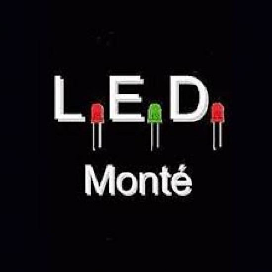 LED MONTE WITH THREE GLASSES