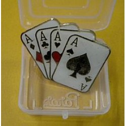 MAGICIAN’S LAPEL PIN – 4 ACES