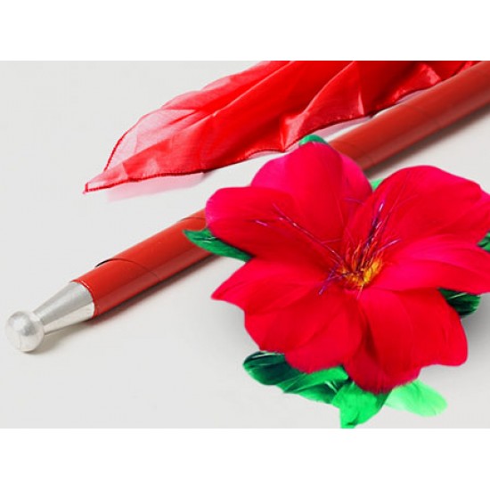 Lightning Flower to Cane (Red Cane and Red Flower)