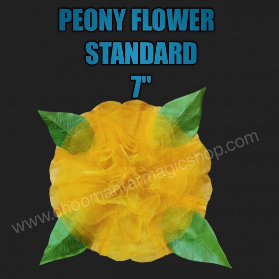 PEONY PRODUCTION {STANDERD) SMALL 7" YELLOW