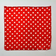 Polka Dot Silks (White on Red)