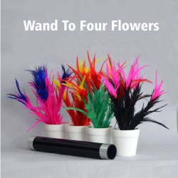 FOUR FLOWER WAND WITH POT