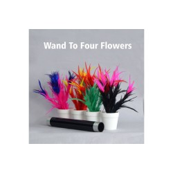 FOUR FLOWER WAND WITH POT